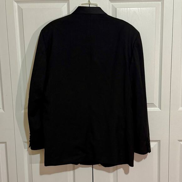 Toscanini Italian Tuxedo Jacket New Wool. Shawl Lapel. Estimate US 44R/EU 54 - Picture 2 of 11